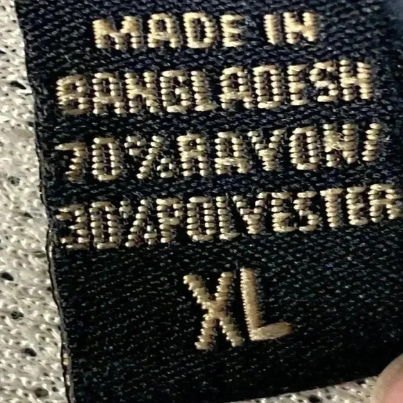 TERRAIN BY WRANGLER MENS SIZE XL BLUE BLACK PLAID LONG SLEEVE SHIRT - Picture 5 of 10